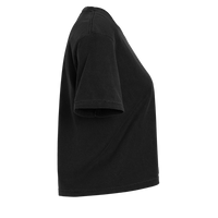Comfort Colors Women's Garment-Dyed Heavyweight Boxy T-Shirt, Black, Right Sleeve view