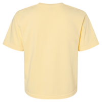 Comfort Colors Women's Garment-Dyed Heavyweight Boxy T-Shirt, Butter, Back view