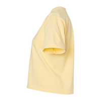 Comfort Colors Women's Garment-Dyed Heavyweight Boxy T-Shirt, Butter, Left Sleeve view
