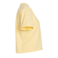 Comfort Colors Women's Garment-Dyed Heavyweight Boxy T-Shirt, Butter, Right Sleeve view