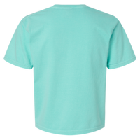 Comfort Colors Women's Garment-Dyed Heavyweight Boxy T-Shirt, Chalky Mint, Back view