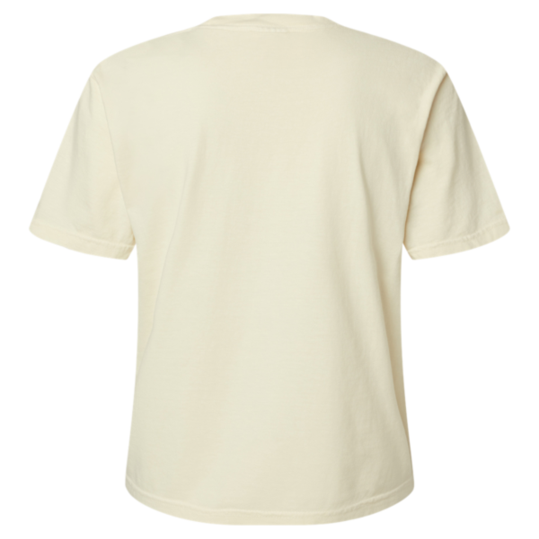Comfort Colors Women's Garment-Dyed Heavyweight Boxy T-Shirt, Ivory, Back view