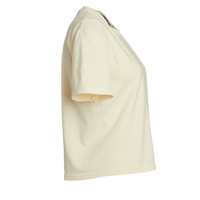 Comfort Colors Women's Garment-Dyed Heavyweight Boxy T-Shirt, Ivory, Right Sleeve view
