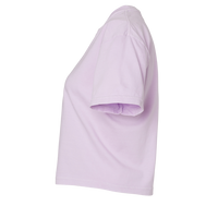 Comfort Colors Women's Garment-Dyed Heavyweight Boxy T-Shirt, Orchid, Left Sleeve view
