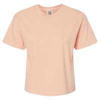 Comfort Colors Women's Garment-Dyed Heavyweight Boxy T-Shirt, Peachy, Front view