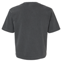 Comfort Colors Women's Garment-Dyed Heavyweight Boxy T-Shirt, Pepper, Back view