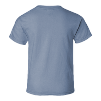 Comfort Colors Youth Garment-Dyed Heavyweight T-Shirt, Blue Jean, Back view