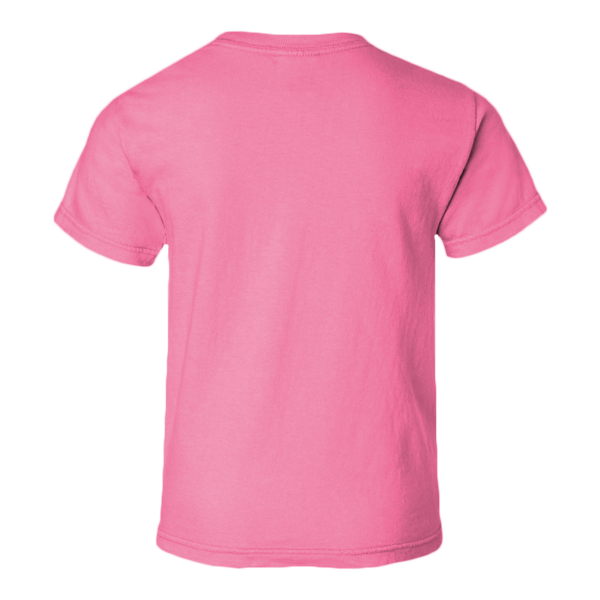 Comfort Colors Youth Garment-Dyed Heavyweight T-Shirt, Crunchberry, Back view