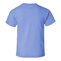Comfort Colors Youth Garment-Dyed Heavyweight T-Shirt, Flo Blue, Back view