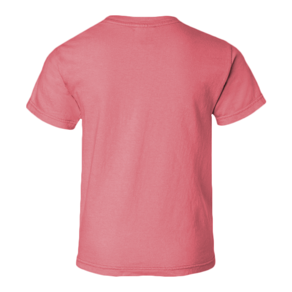 Comfort Colors Youth Garment-Dyed Heavyweight T-Shirt, Watermelon, Back view