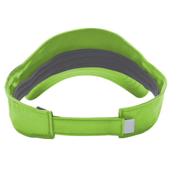 Core 365 Drive Performance Visor, Acid Green / Carbon, Back view