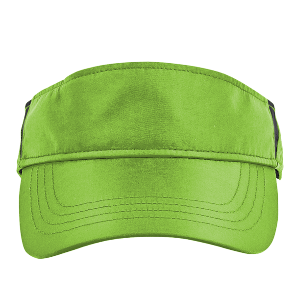 Core 365 Drive Performance Visor, Acid Green / Carbon, Front view