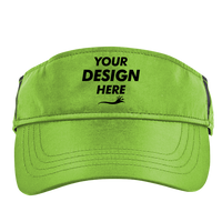 Core 365 Drive Performance Visor, Acid Green / Carbon, Front view, Mockup