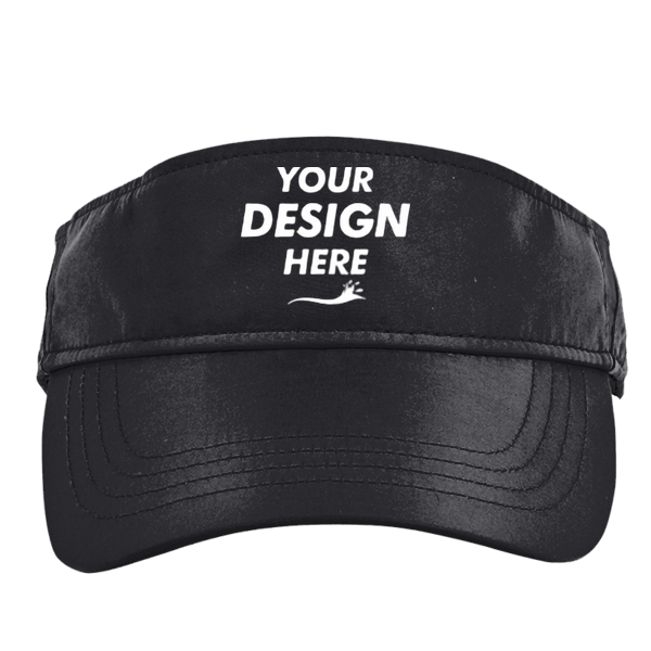 Core 365 Drive Performance Visor, Black / Carbon, Front view, Mockup