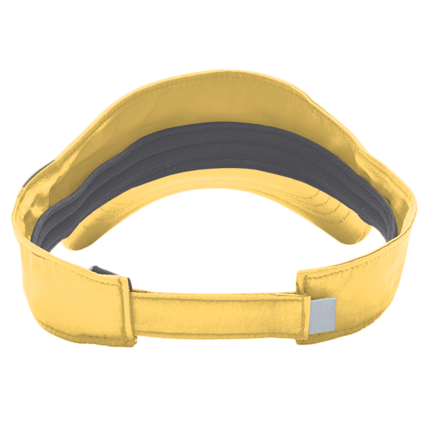 Core 365 Drive Performance Visor, Campus Gold / Carbon, Back view