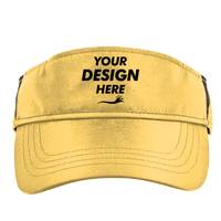 Core 365 Drive Performance Visor, Campus Gold / Carbon, Front view, Mockup
