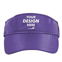 Core 365 Drive Performance Visor, Campus Purple / Carbon, Front view, Mockup
