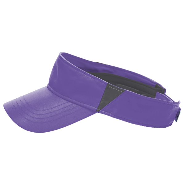 Core 365 Drive Performance Visor, Campus Purple / Carbon, Left view