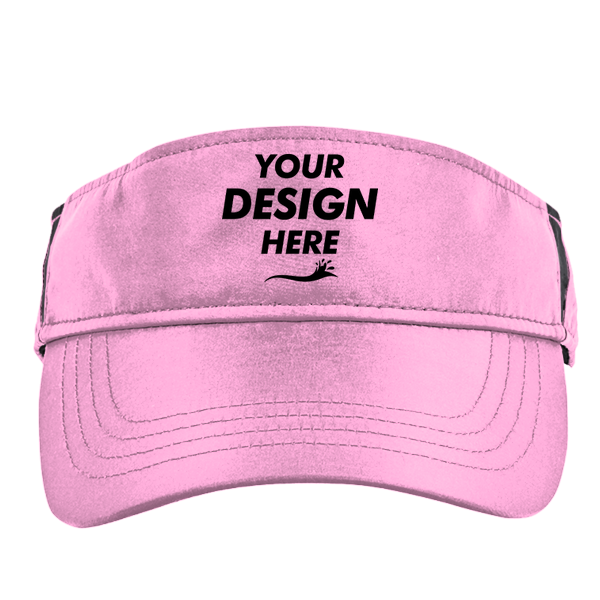 Core 365 Drive Performance Visor, Charity Pink / Carbon, Front view, Mockup