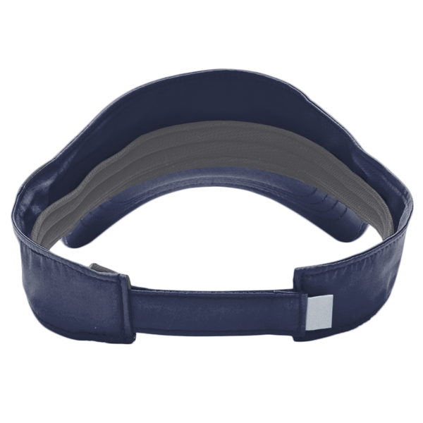 Core 365 Drive Performance Visor, Classic Navy Heather / Carbon, Back view