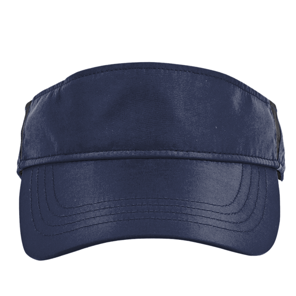 Core 365 Drive Performance Visor, Classic Navy Heather / Carbon, Front view