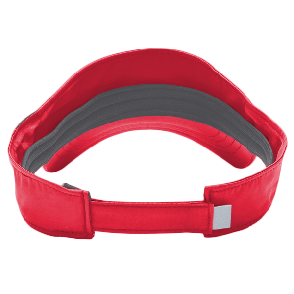 Core 365 Drive Performance Visor, Classic Red / Carbon, Back view