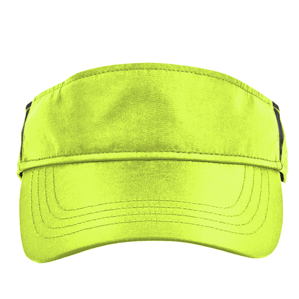 Core 365 Drive Performance Visor, Safety Yellow / Carbon, Front view