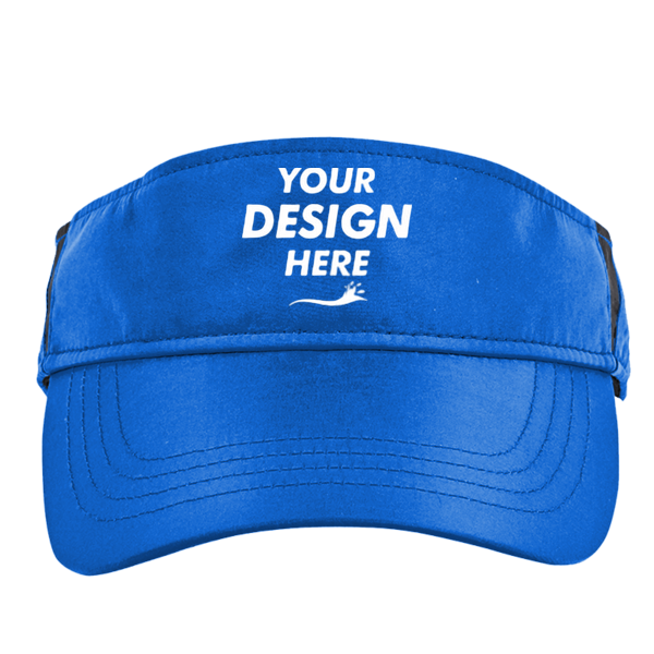 Core 365 Drive Performance Visor, True Royal / Carbon, Front view, Mockup