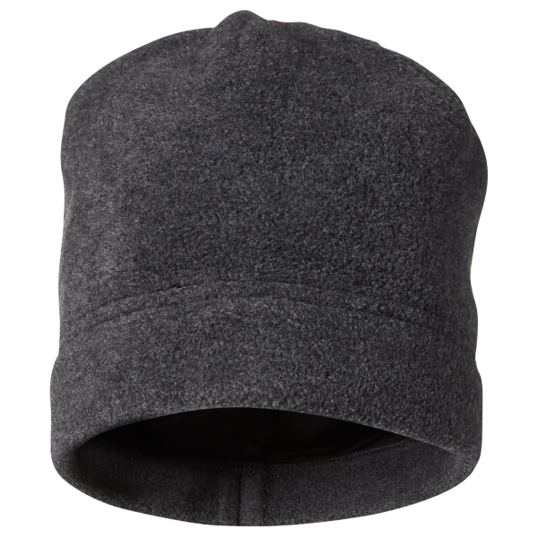Core 365 Journey Fleece Beanie, Heather Charcoal, Front view
