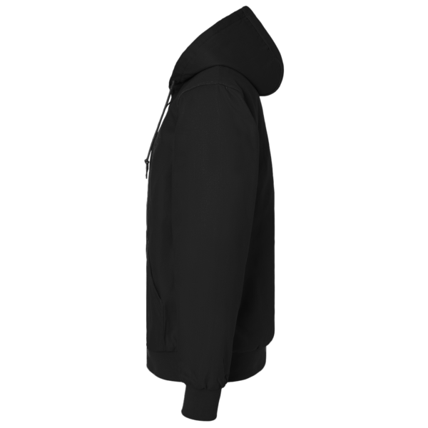 Core 365 Men's Brisk Insulated Jacket, Black, Left Sleeve view