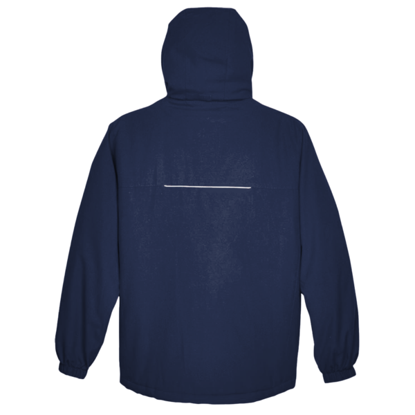 Core 365 Men's Brisk Insulated Jacket, Classic Navy, Back view