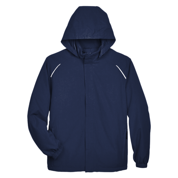 Core 365 Men's Brisk Insulated Jacket, Classic Navy, Front view