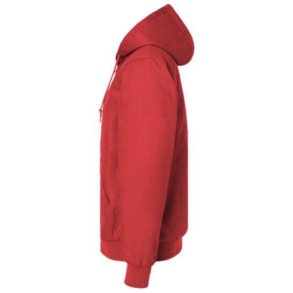 Core 365 Men's Brisk Insulated Jacket, Classic Red, Left Sleeve view