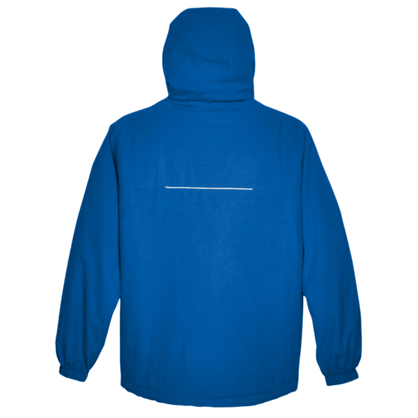 Core 365 Men's Brisk Insulated Jacket, True Royal, Back view