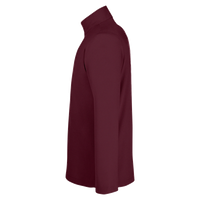 Core 365 Men's Fusion ChromaSoft™ Pique Quarter-Zip Pullover, Burgundy, Left Sleeve view