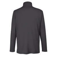 Core 365 Men's Fusion ChromaSoft™ Pique Quarter-Zip Pullover, Carbon, Back view