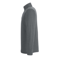 Core 365 Men's Fusion ChromaSoft™ Pique Quarter-Zip Pullover, Carbon Heather, Left Sleeve view