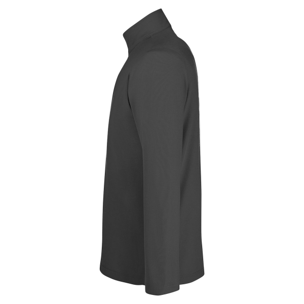 Core 365 Men's Fusion ChromaSoft™ Pique Quarter-Zip Pullover, Carbon, Left Sleeve view