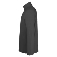 Core 365 Men's Fusion ChromaSoft™ Pique Quarter-Zip Pullover, Carbon, Left Sleeve view