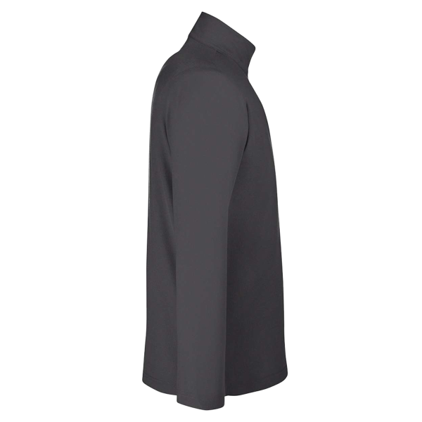Core 365 Men's Fusion ChromaSoft™ Pique Quarter-Zip Pullover, Carbon, Right Sleeve view