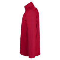 Core 365 Men's Fusion ChromaSoft™ Pique Quarter-Zip Pullover, Classic Red, Left Sleeve view