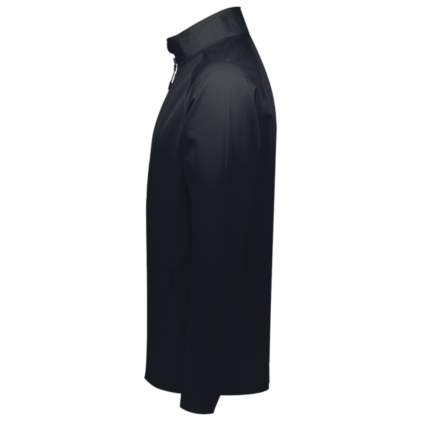 Core 365 Men's Journey Fleece Jacket, Black, Left Sleeve view