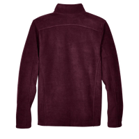 Core 365 Men's Journey Fleece Jacket, Burgundy, Back view