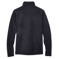 Core 365 Men's Journey Fleece Jacket, Heather Charcoal, Back view