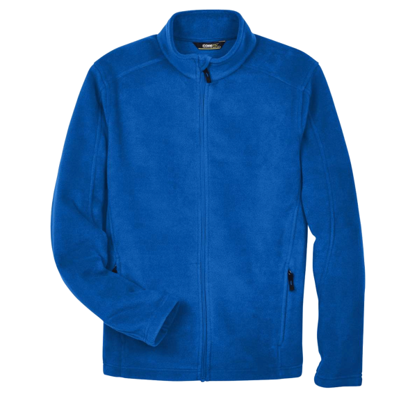 Core 365 Men's Journey Fleece Jacket, True Royal, Front view