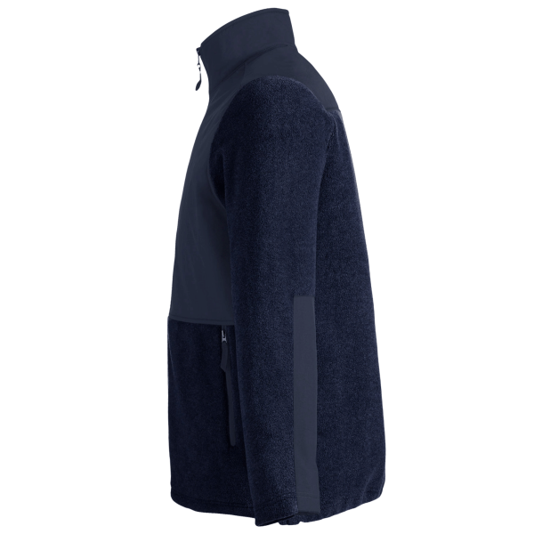 Core 365 Men's Journey Summit Hybrid Full-Zip, Classic Navy / Classic Navy, Left Sleeve view