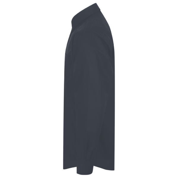 Core 365 Men's Operate Twill Dress Shirt, Carbon, Left Sleeve view