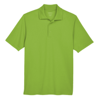 Core 365 Men's Origin Performance Piqué Polo, Acid Green, Front view