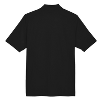 Core 365 Men's Origin Performance Piqué Polo, Black, Back view
