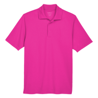 Core 365 Men's Origin Performance Piqué Polo, Bright Magenta, Front view